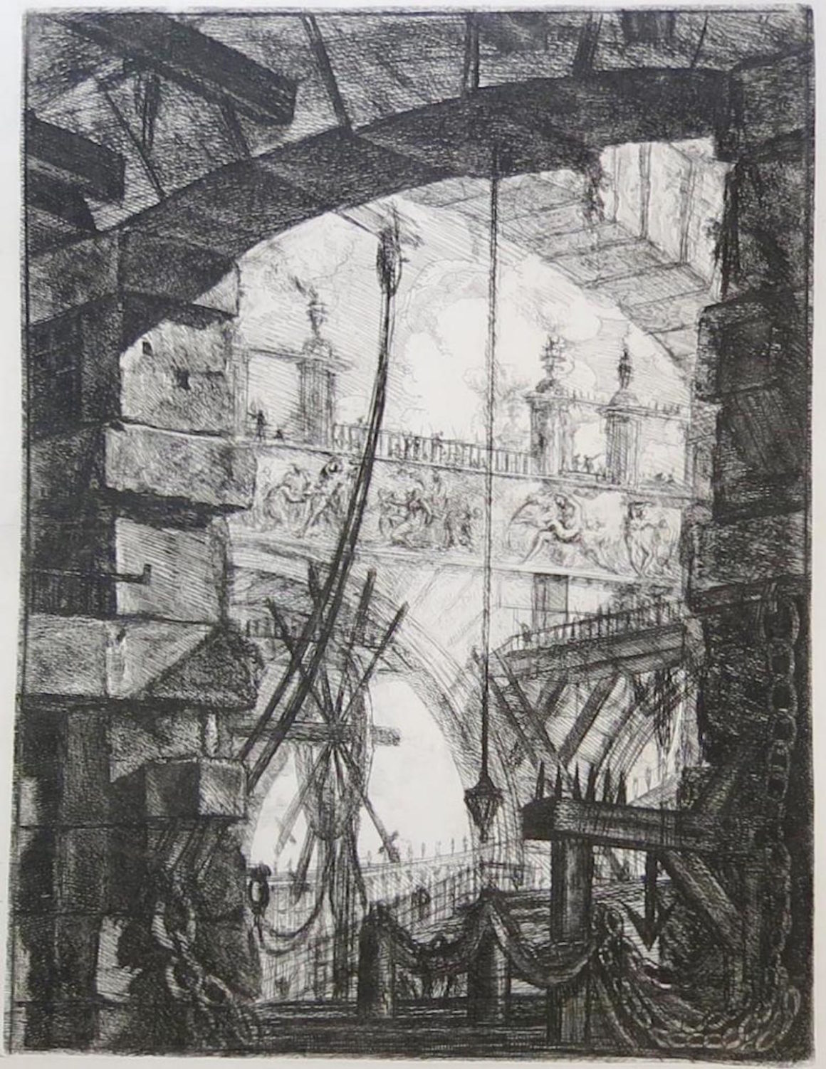 Giovanni Battista PIRANESI, La grande Piazza, 1749, eau-forte
