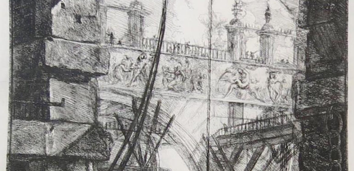Giovanni Battista PIRANESI, La grande Piazza, 1749, eau-forte