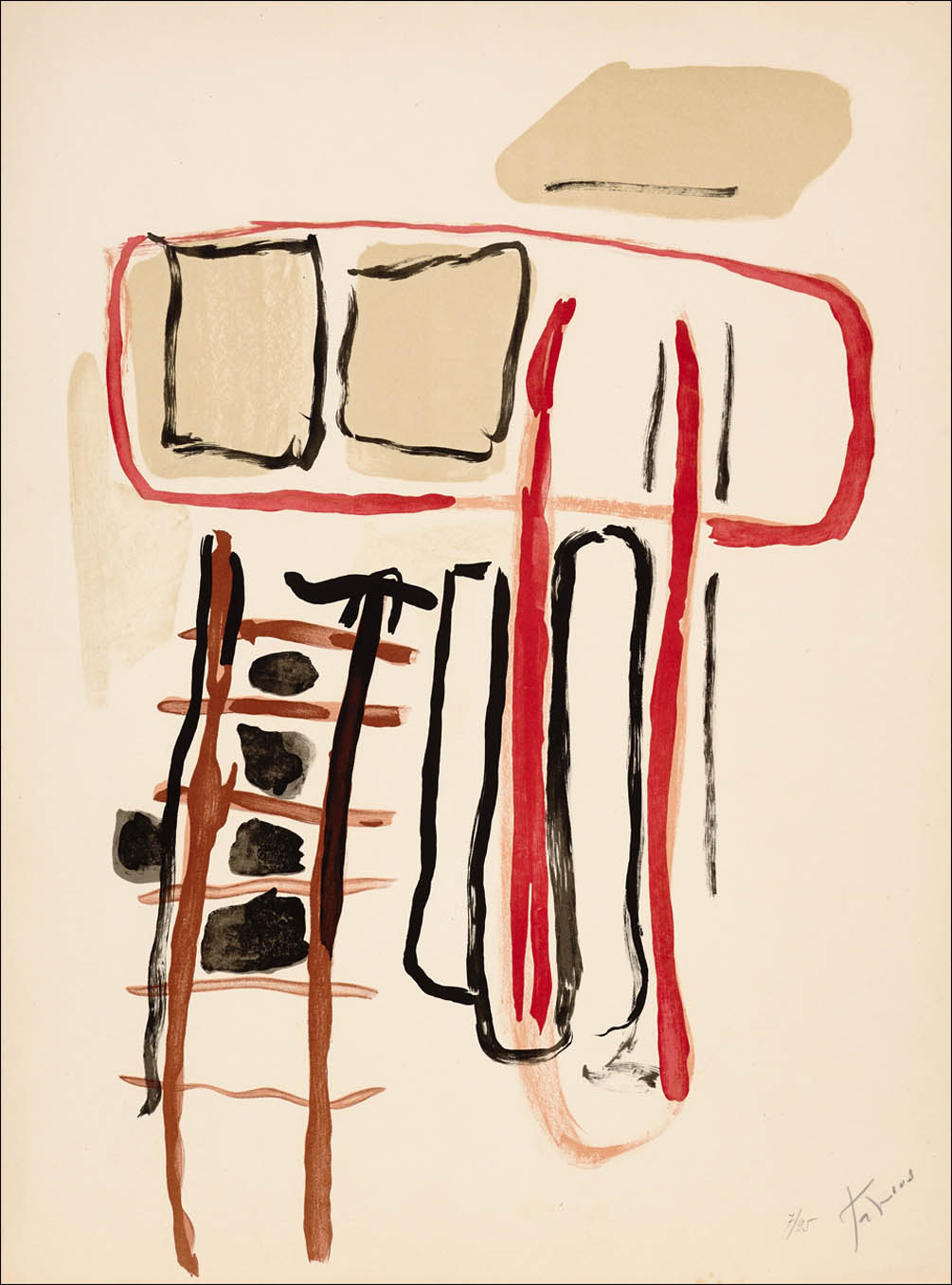 Tal-Coat - Aff Avt n°32 Galerie Maeght