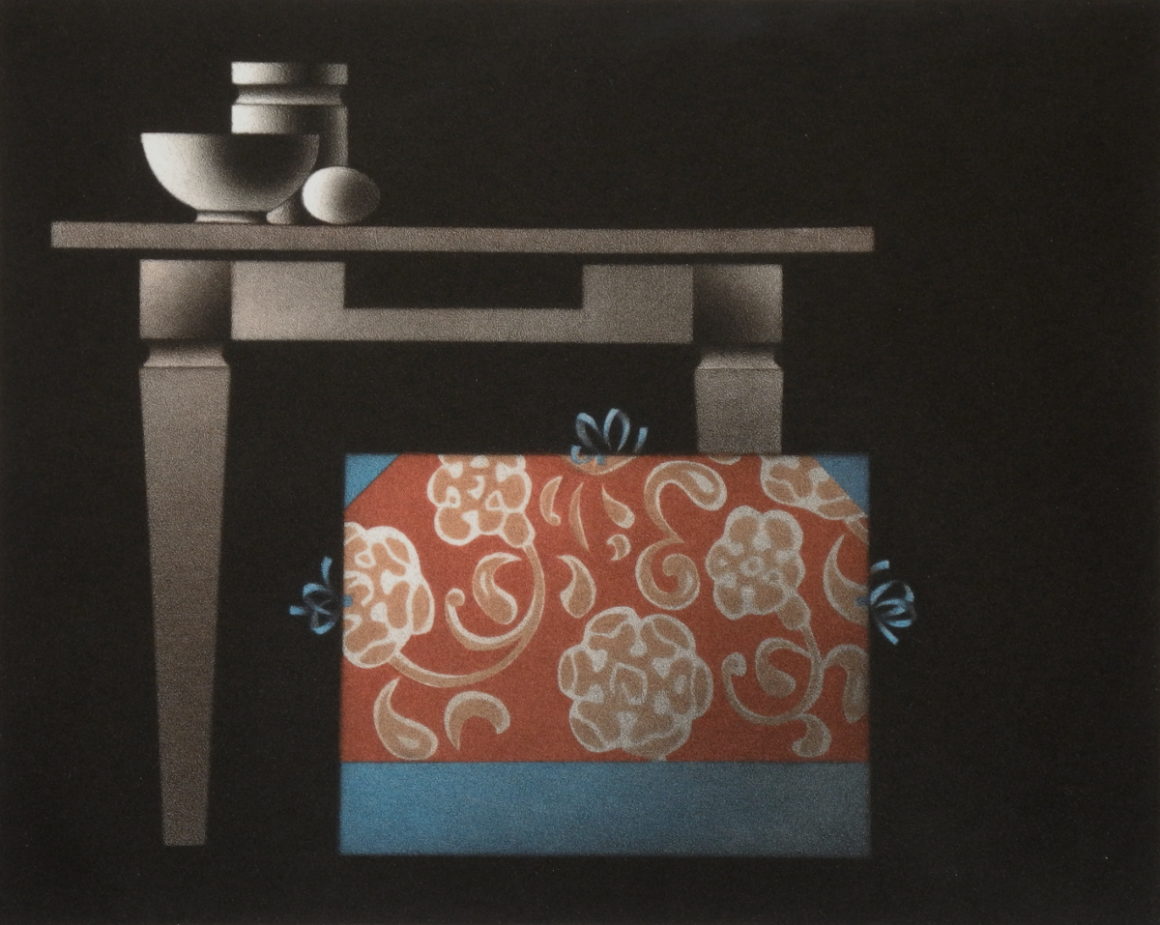 Sagot-Le Garrec Mario Avati Le japonais du père Sagot 1974 Manière noire en couleurs 249 x 311 mm