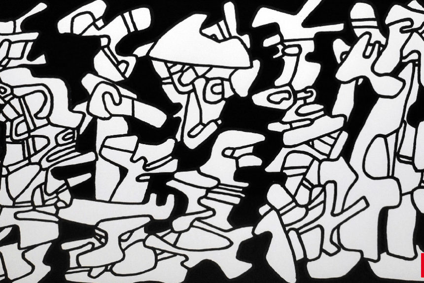 Exposition Dubuffet, galerie baudoin lebon