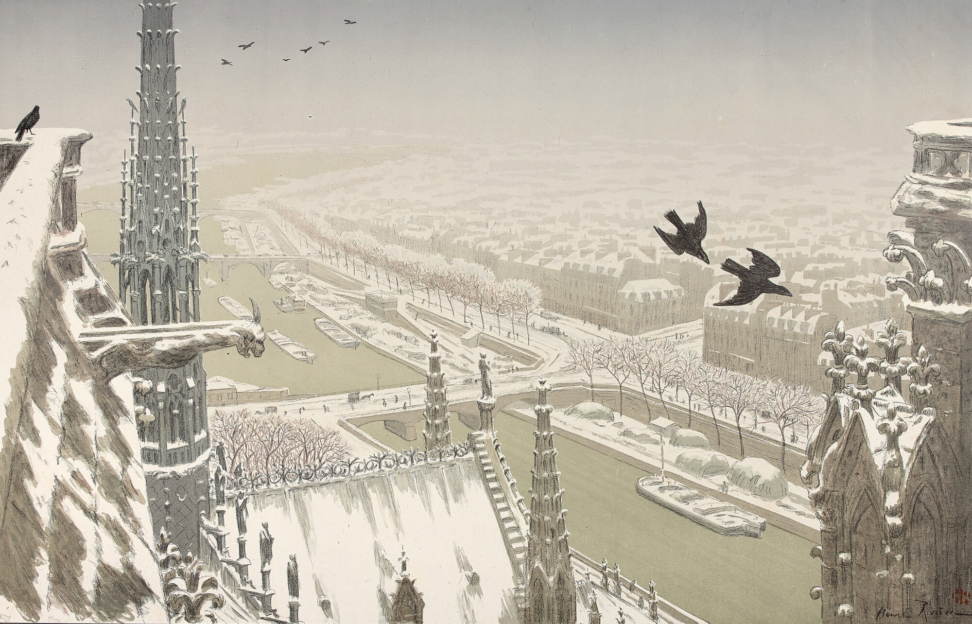 Notre Dame de Paris - Exhibition, The Sagot - Le Garrec Gallery
