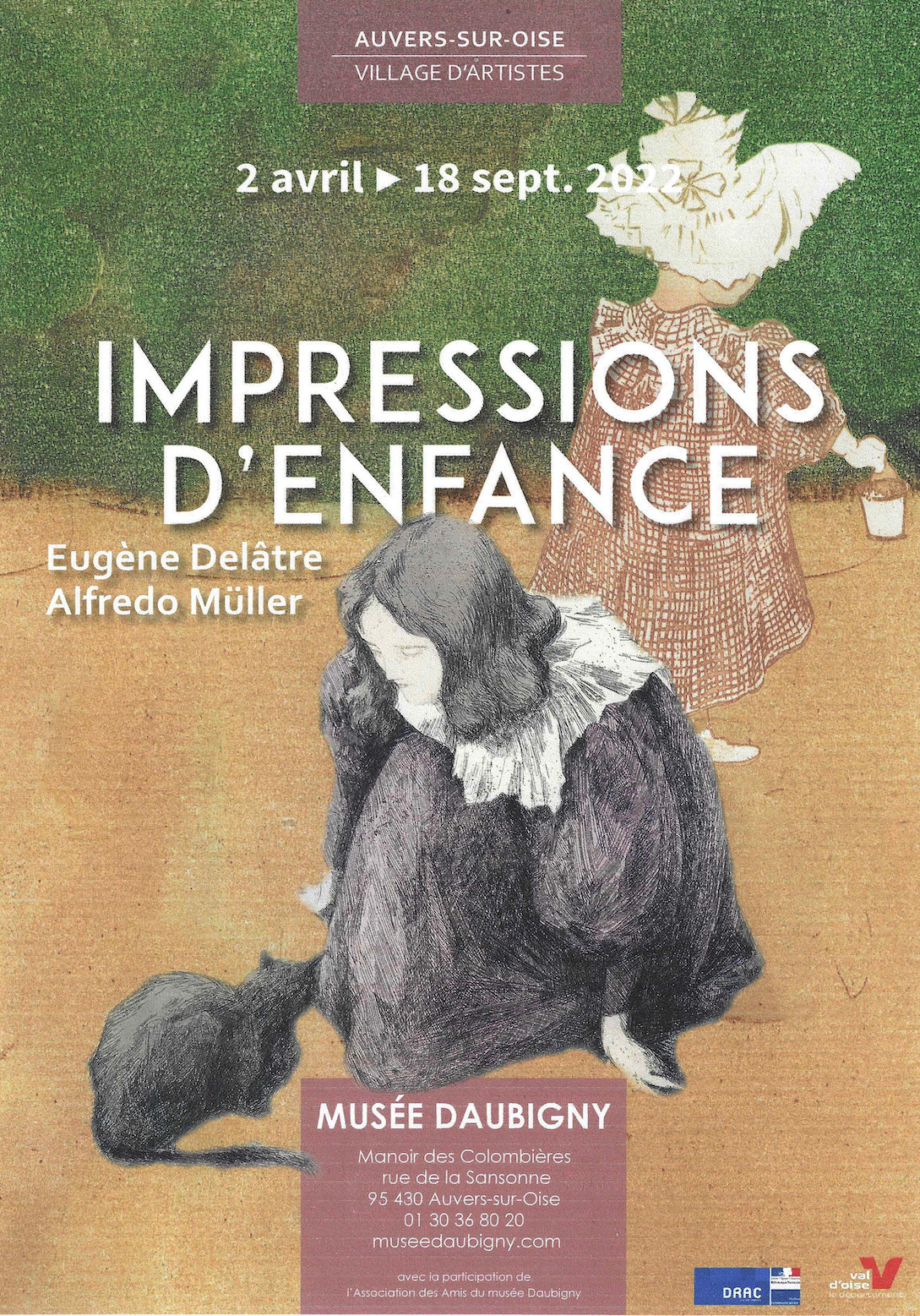 Exposition Impressions d'enfance, Eugène Delâtre et Alfredo Müller