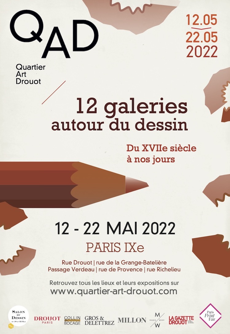 Dessin au Quartier Drouot du 12 au 22 mai