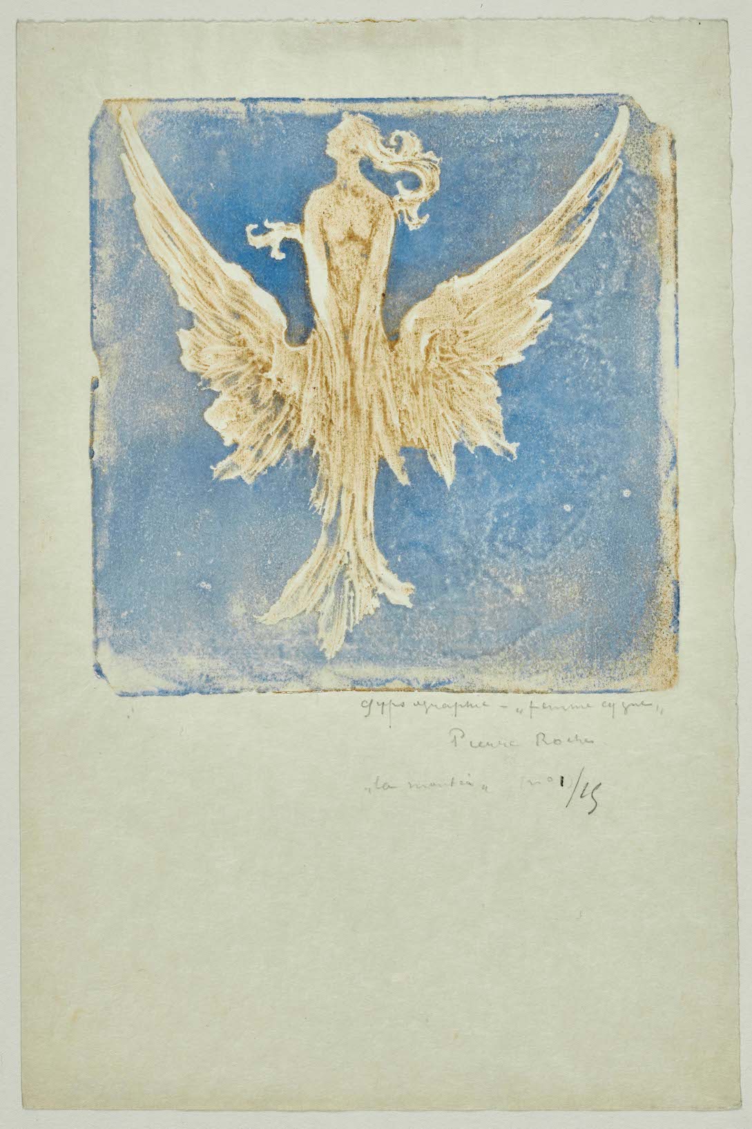 1. Pierre Roche, Femmes-cygnes – L’arrêt, 1916, gypsographie, Petit Palais