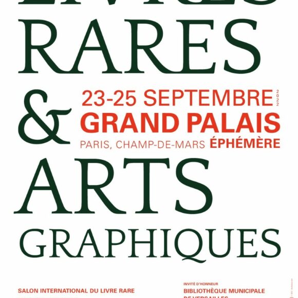 Salon des Livres rares & arts graphiques/ Rare Books & Graphic Arts Fair at the Grand Palais, Paris