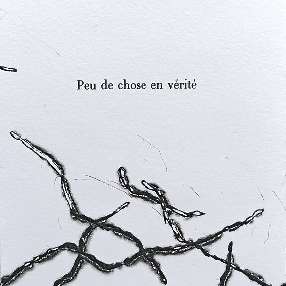 Publication of the book “Peu de chose en vérité” by Laure Matarasso