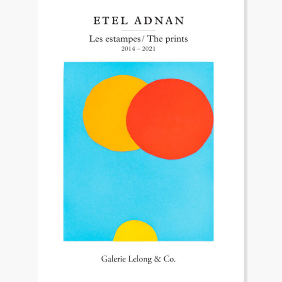 Exposition Etel Adnan, Galerie Lelong