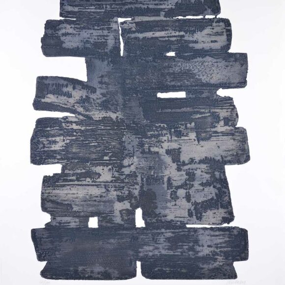 Pierre Soulages à la Galerie Le Coin des Arts