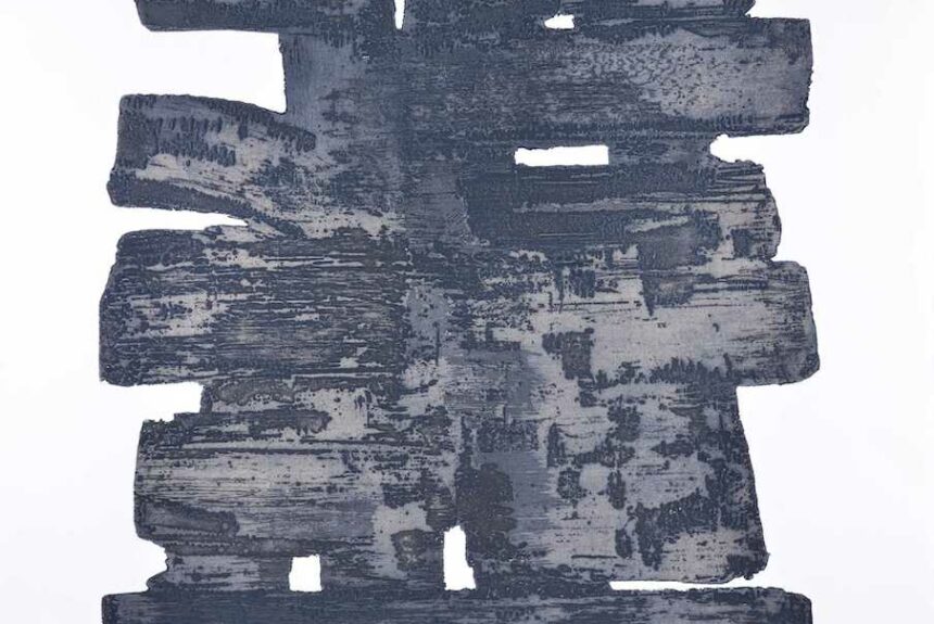 Pierre Soulages à la Galerie Le Coin des Arts