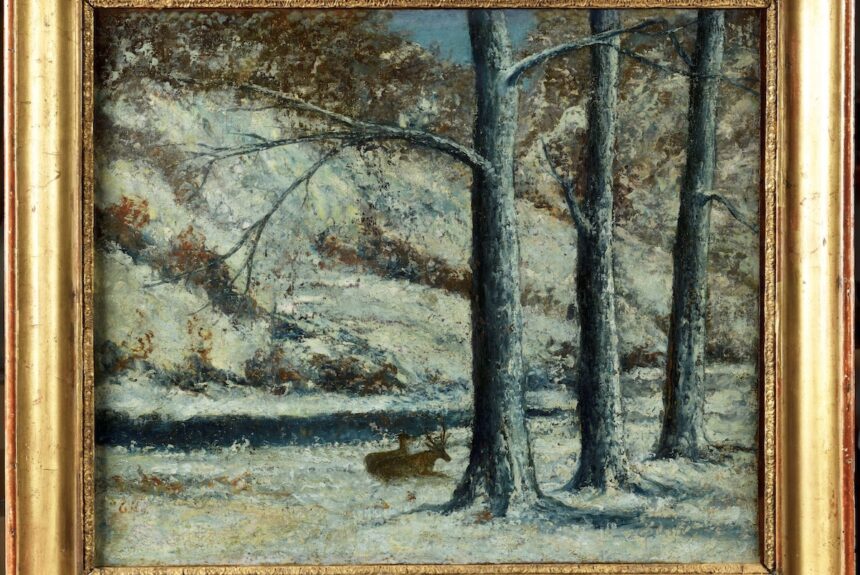Nouvelle attribution, tableau de G. Courbet, Galerie Johann Naldi