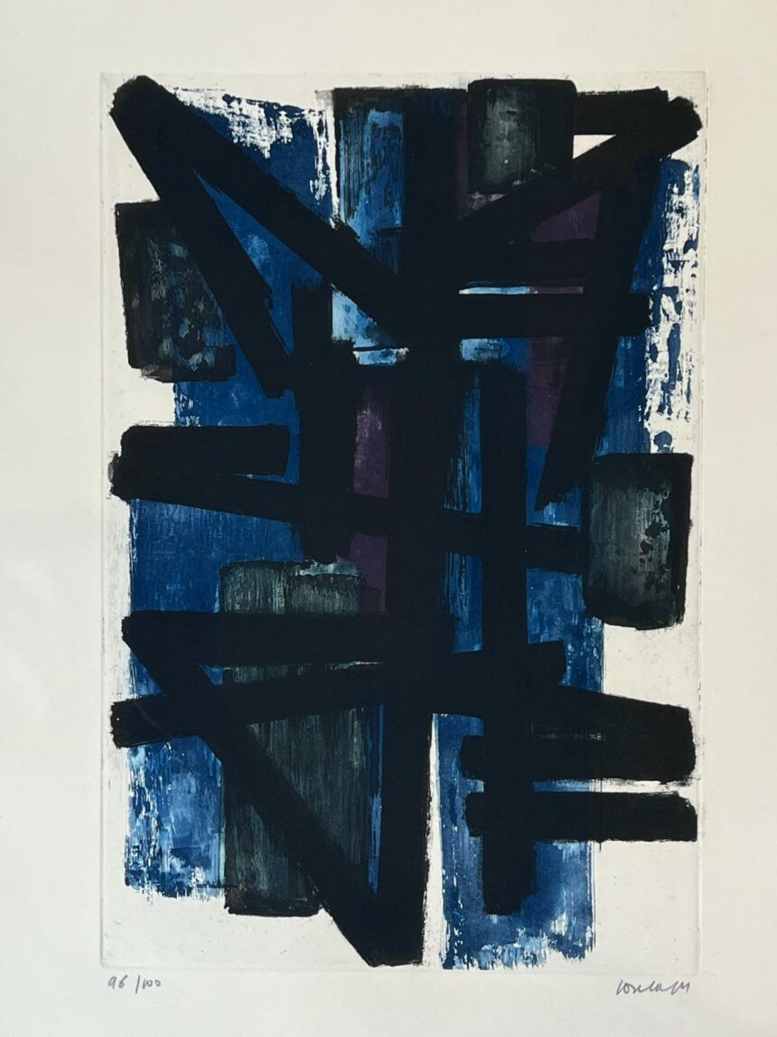 Image 1 Pierre Soulages (1919-2022), Eau-forte I, 1952 Pierre Soulages, L’œuvre imprimé, Galerie Le Coin des Arts